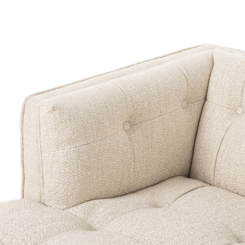 Dylan Chaise Lounge Kerbey Taupe Tufted Seating 105997-013