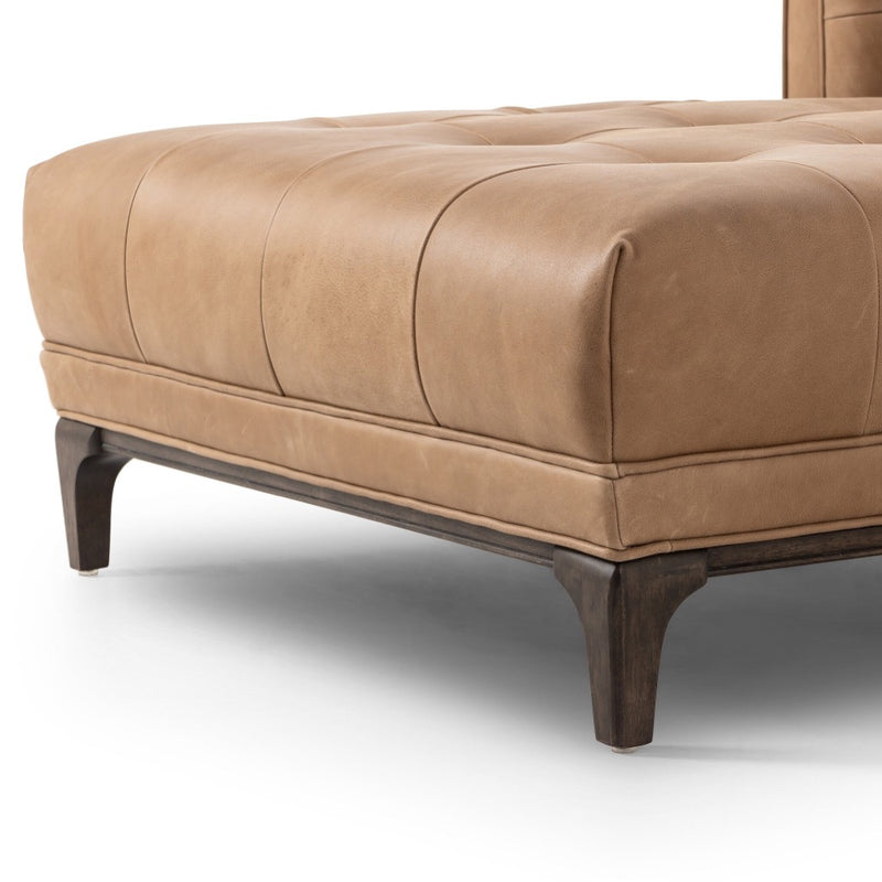 Dylan Chaise Lounge Sienna Brown Parawood Legs 105997-012