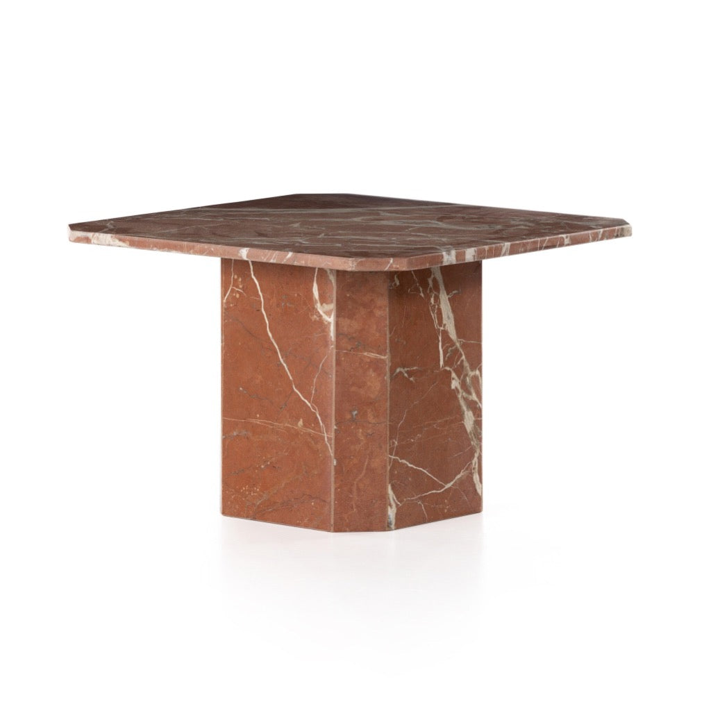 Edina Coffee Table Rusty Marble Angled View 233397-001