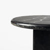 co.house Designs Ellen Drink Table Black Rounded Marble Tabletop