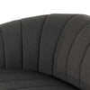 Elliana Sofa FIQA Boucle Charcoal Channeled Backrest 235244-006