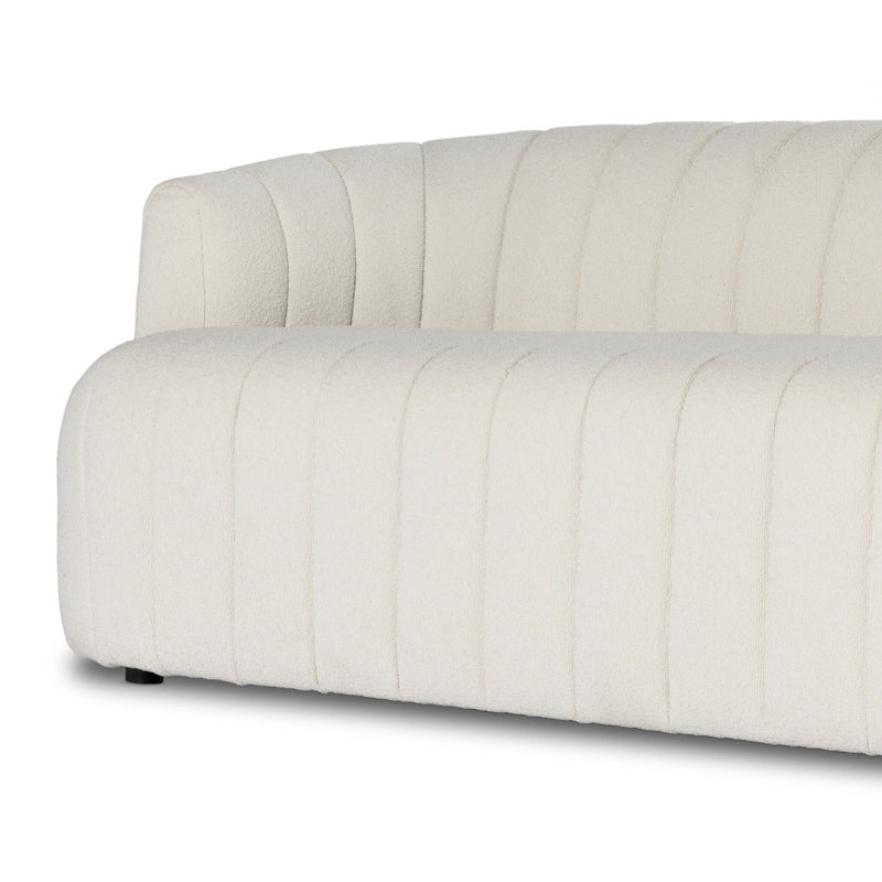 Four Hands Elliana Sofa FIQA Boucle Natural Channeled Seating