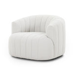 Four Hands Elliana Swivel Chair FIQA Boucle Natural Angled View