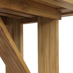 Four Hands Enders Outdoor Dining Table Natural Teak-FSC Legs