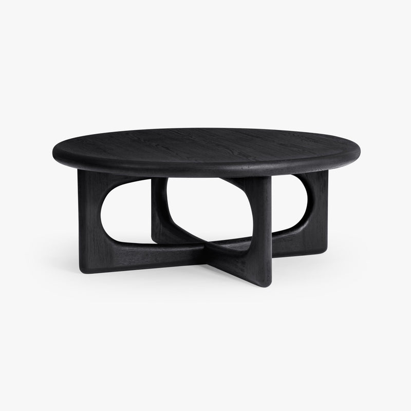 Eva Oak Coffee Table Black Angled View CH-1002271-VN14-FN-LV-CT-BK-OS