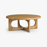 Eva Oak Coffee Table Natural Angled View CH-1002299-VN14-FN-LV-CT-NT-OS