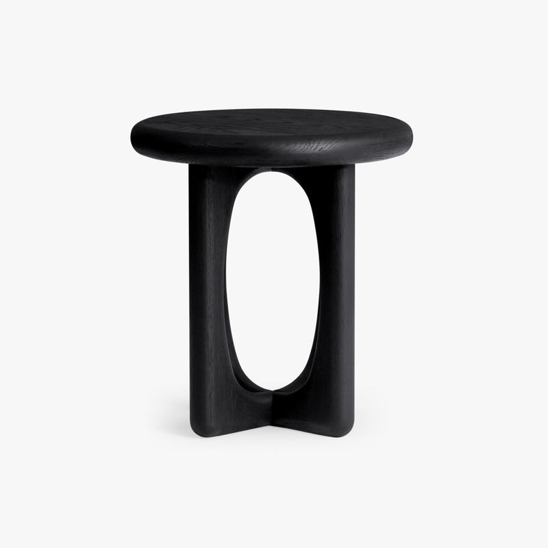 Eva Oak Side Table Black Side View CH-1002273-VN14-FN-LV-ST-BK-OS