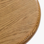 Co.House Designs Eva Oak Side Table Natural Rounded Tabletop