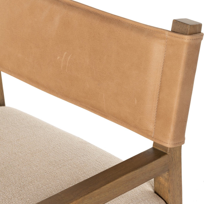 Ferris Dining Armchair Winchester Beige Backrest Detail 236325-002