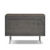 Fletcher Large Nightstand Bluestone Back View Four Hands