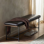 Gabine Accent Bench Sonoma Black Staged View 108422-003