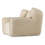 Garland Swivel Chair Saxon Sand Angled View Four Hands