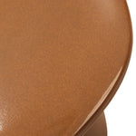 Co.House Designs Garner Side Table Brown Rounded Tabletop