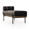 Giorgio Accent Bench Rialto Ebony Side Angled View Four Hands