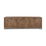 Glenview 6 Door Sideboard Weathered Oak Veneer Front Facing View 236124-001