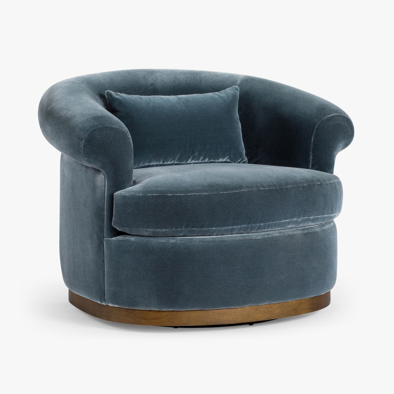 Co.House Designs Gracie Swivel Chair angled view 