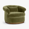 Co.House Designs Gracie Swivel Chair angled view 