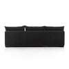 Grant Armless Sofa Henry Charcoal Back View Four Hands