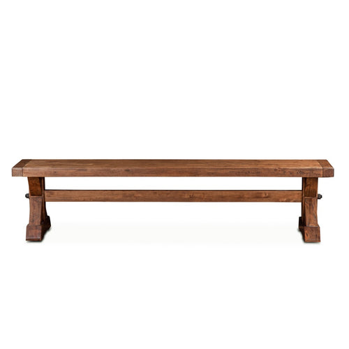 Home Trends & Design Aspen Dining Bench Earth Front Facing View