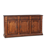 Tuscany 3-Door Buffet Chestnut Angled View GGR-TUS-BUF-CH