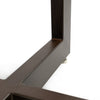 Graysill Iron Dining Table Base - Burnt Coconut Powder Coat Finish - Detail View 2