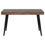 Front View - Matte Desk in Black Finish - Nuevo Living - HGEM498