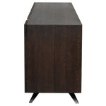 Side View - Vega Vertical Sideboard by Nuevo Living - Seared Finish - HGSR359