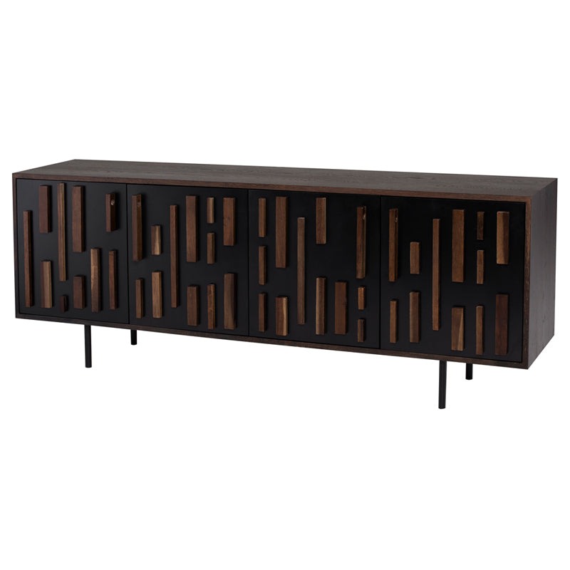 Blok Sideboard in Graphite Finish by Nuevo Living - HGSR385