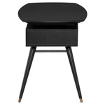 Side View - Carel Desk in Black - Nuevo Living - HGST153