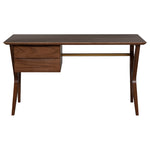 Front View - Karlo Desk in Walnut - Nuevo Living - HGYU211