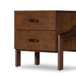 Halston Nightstand Terra Brown Ash Veneer Angled View 232430-001