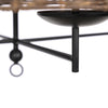 Harwick Chandelier Jet Black Iron Arms Four Hands