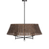 Four Hands Harwick Chandelier Jet Black Side View