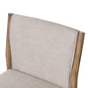 Four Hands Hito Dining Chair Gibson Taupe Performance Fabric Backrest