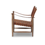 Ignacio Chair Renault Cognac Side View Four Hands