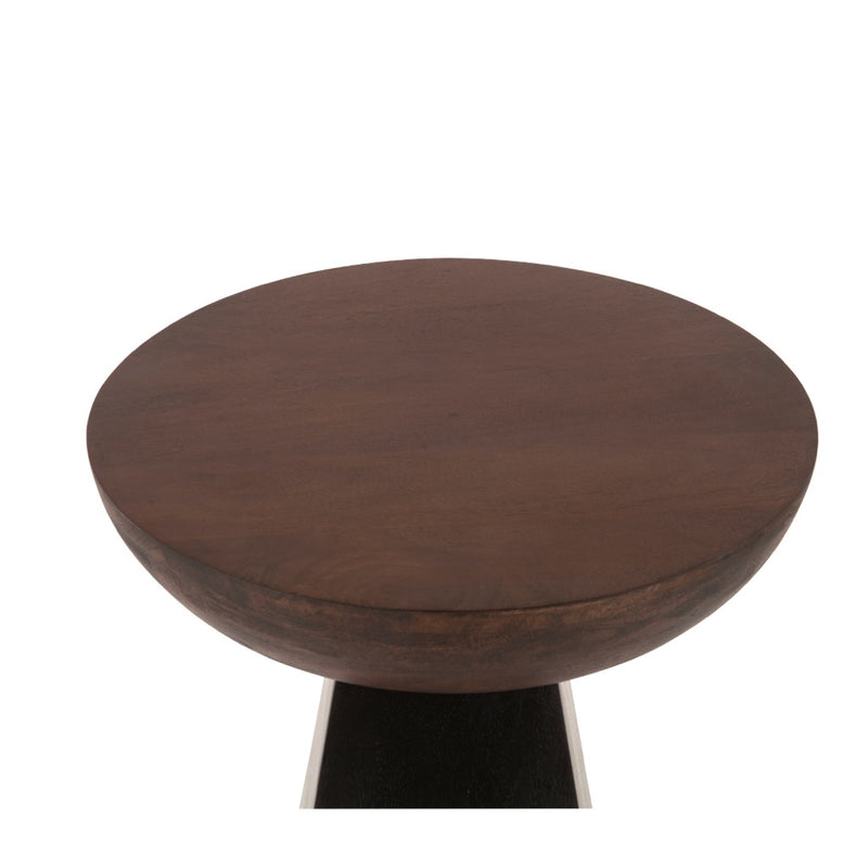 Jaipur Round Accent Table Two Tone Tabletop FJI-ART-2T18