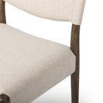 Four Hands Jayla Armless Dining Chair Antwerp Natural Performance Fabric Seating