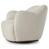 Julius Swivel Chair Sheldon Ivory Angled View 239124-001