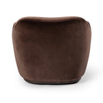 Julius Swivel Chair Surrey Cocoa Back View 239124-002