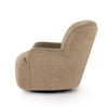 Kadon Swivel Chair Sheepskin Camel Side View 231717-001