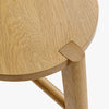 Kaja Oak Side Table Natural Tabletop Detail CH-1002659-VN22-FN-LV-ST-NT