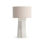 Keaton Table Lamp White Angled View Co.House Designs