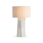 Keaton Table Lamp White Side View Co.House Designs