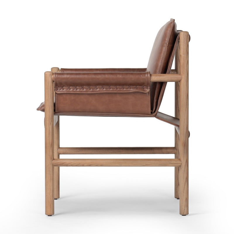 Kellis Dining Chair Havana Brown Side View 245633-001