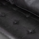 Kiera Sofa Sonoma Black Top Grain Leather Seating 228373-004