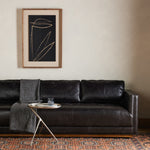 Four Hands Kiera Sofa Sonoma Black Staged View