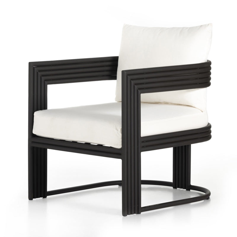 Lambert Outdoor Chair Venao Ivory Angled View 229034-001