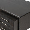 Lauren Desk Charcoal Oak Resawn Veneer Top Corner Detail 104607-003