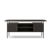 Lauren Desk Charcoal Oak Resawn Veneer Back View 104607-003