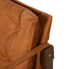 Lenz Chair Kennison Cognac Top Grain Leather Armrest Four Hands